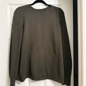 Vince Dark Olive Crewneck Sweater